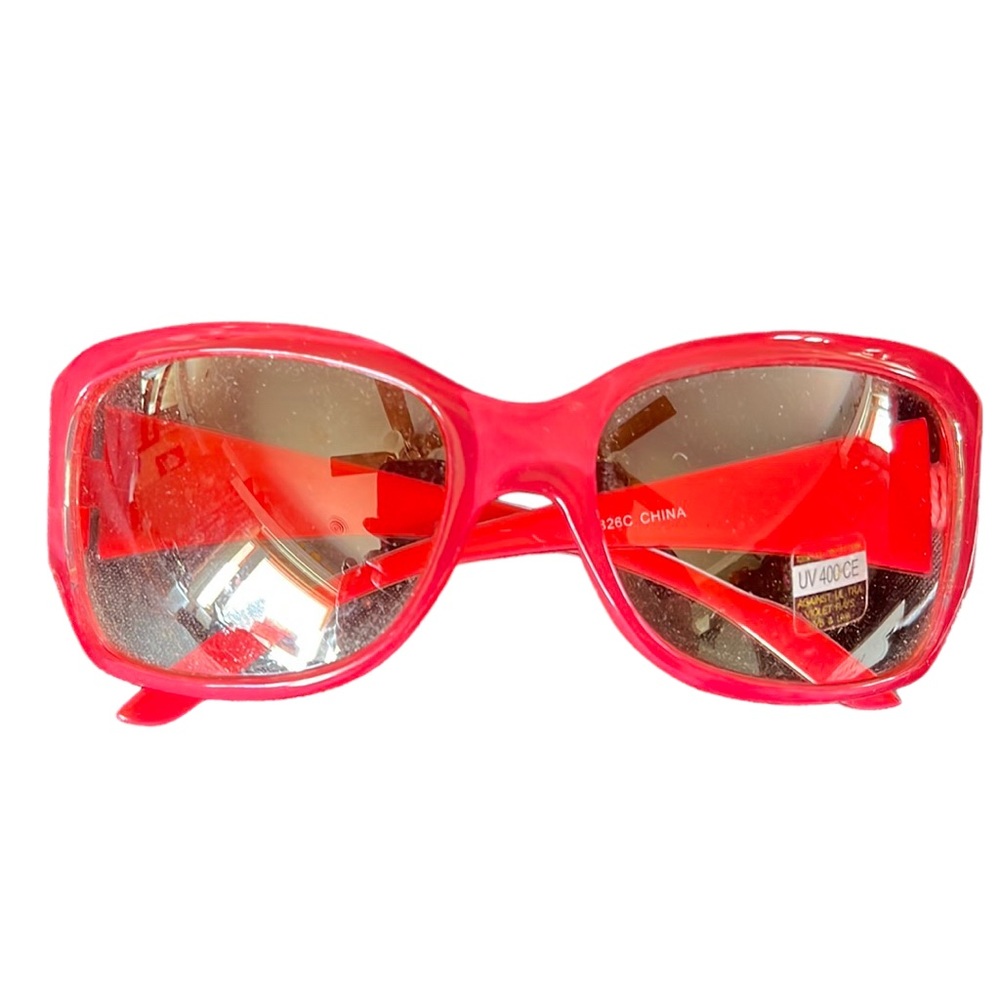 Vintage Bug Eye  Rose Colored Sunglasses~NWT